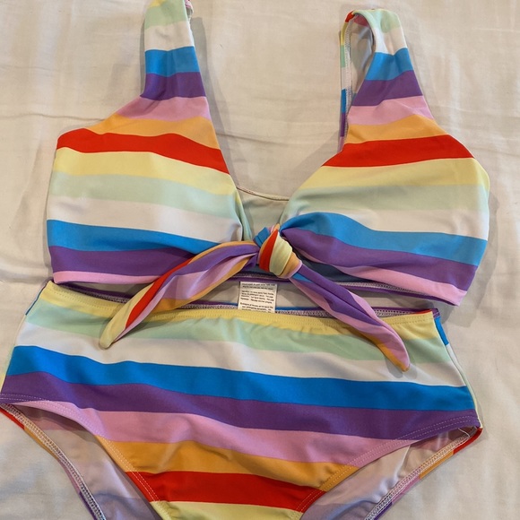 Women’s Pink Lily Swimsuit - Picture 2 of 3